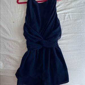 Navy blue romper